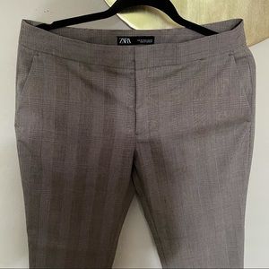 Zara plaid print Pants